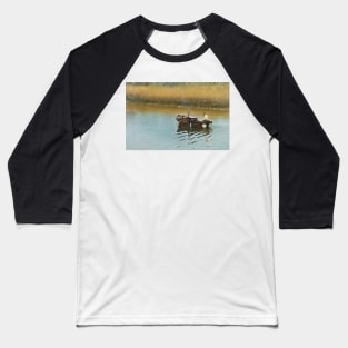 Boat On The Alde Baseball T-Shirt